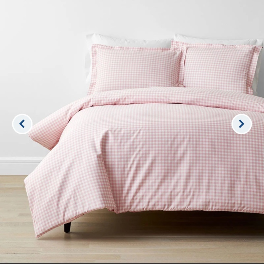 Organic Gingham Full Duvet